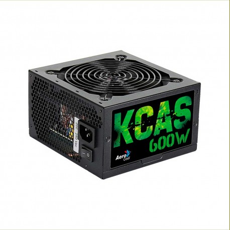 FONTE ATX 600W REAL AEROCOOL KCAS 80 PLUS