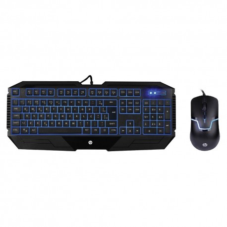 TECLADO+MOUSE HP GAMER USB C/ FIO MOD GK100