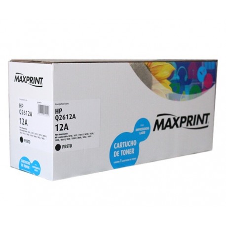 TONER MAXPRINT COMPATÍVEL HP MOD 12A PRETO