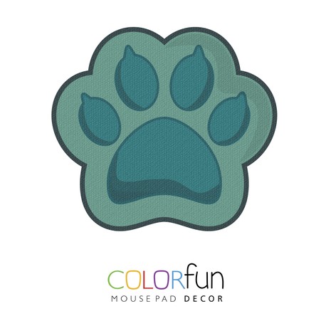 PAD MOUSE DECOR COLORFUN CAT PAW RELIZA