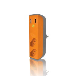 CARREGADOR USB + FILTRO COLETEK FL-USB21GOR