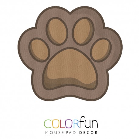 PAD MOUSE DECOR COLORFUN DOG PAW RELIZA 
