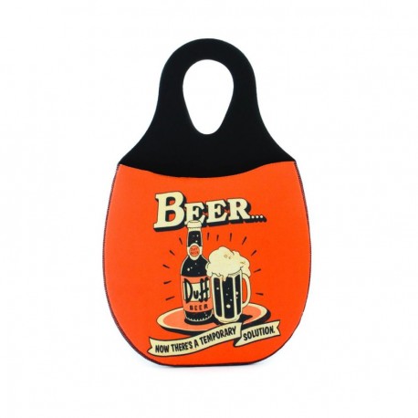 LIXEIRA PARA CARRO NEOPRENE DUFF BEER RELIZA