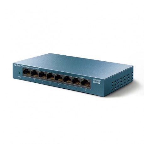 HUB SWITCH 8 PORTAS 10/100/1000 TP-LINK GIGABIT LS108G