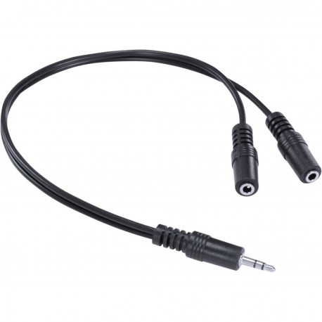 ADAPTADOR AUDIO P2 MACHO / 2X FEMEA MOD 1764
